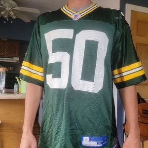 Aj Hawk nfl greenbay packers jersey never worn size med